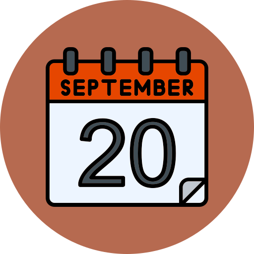 septiembre icono gratis