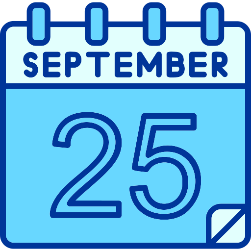 septiembre icono gratis