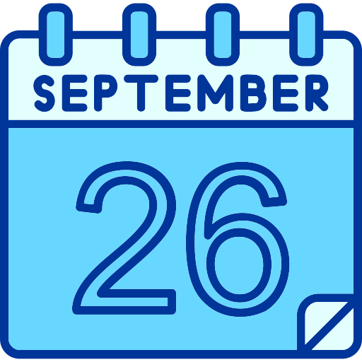 septiembre icono gratis