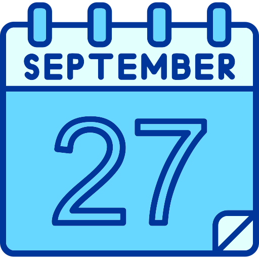 septiembre icono gratis