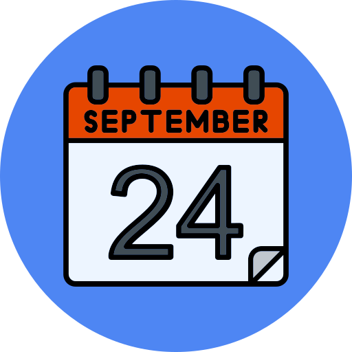 septiembre icono gratis