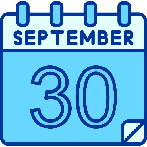 septiembre icono gratis