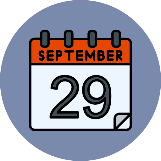 septiembre icono gratis