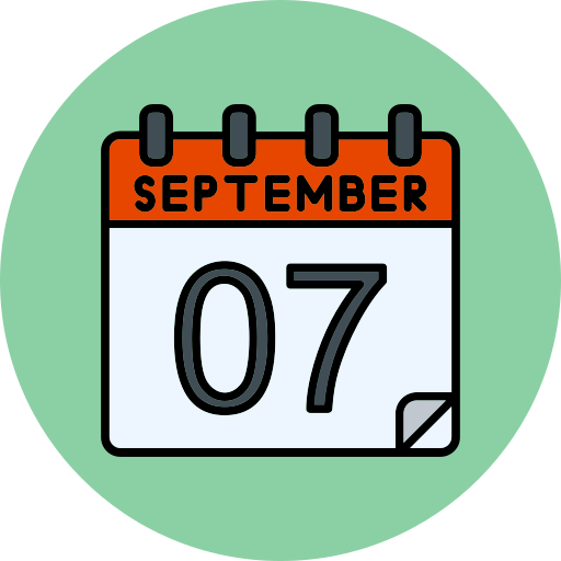 septiembre icono gratis