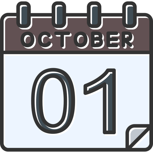 octubre icono gratis