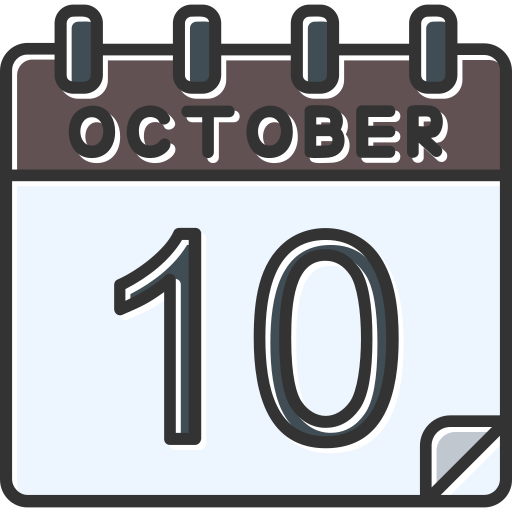 octubre icono gratis