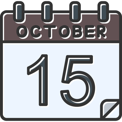 octubre icono gratis