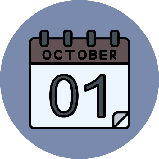 octubre icono gratis