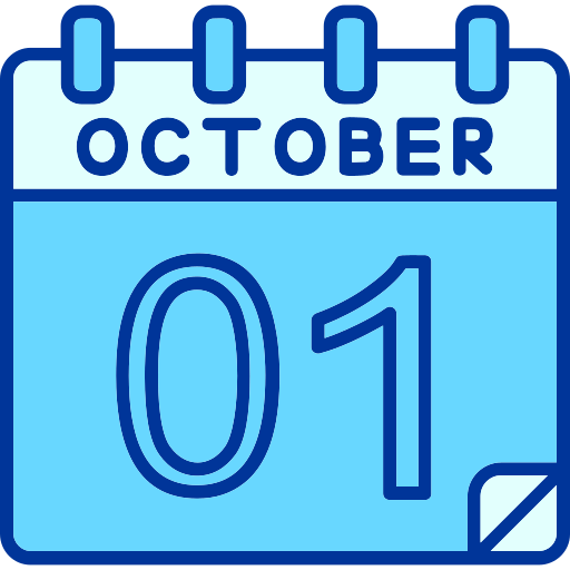 octubre icono gratis