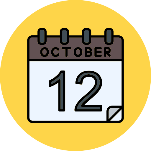 octubre icono gratis