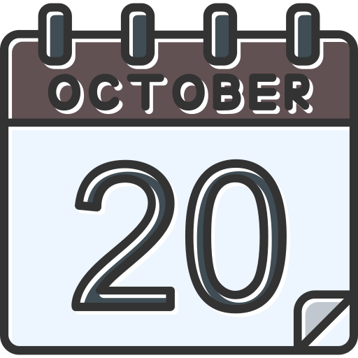 octubre icono gratis