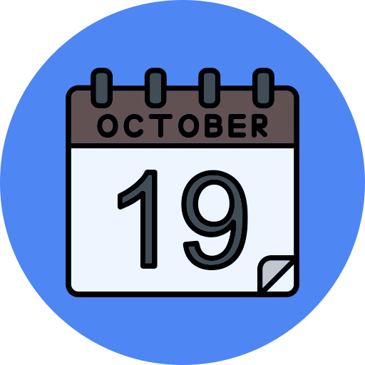 octubre icono gratis