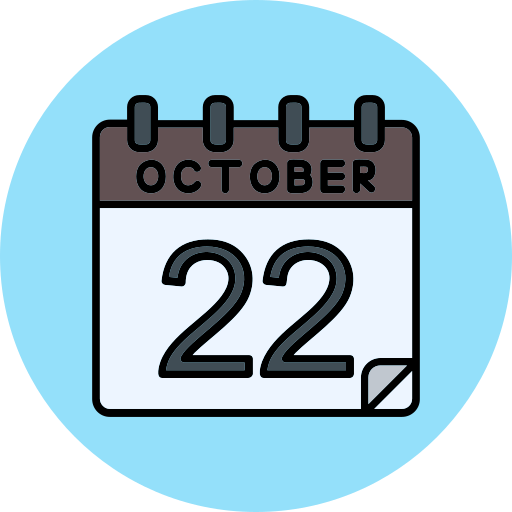 octubre icono gratis