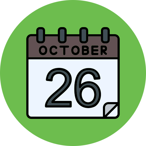 octubre icono gratis