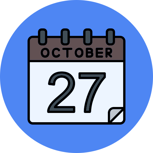 octubre icono gratis