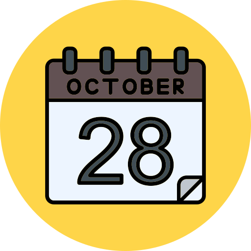 octubre icono gratis