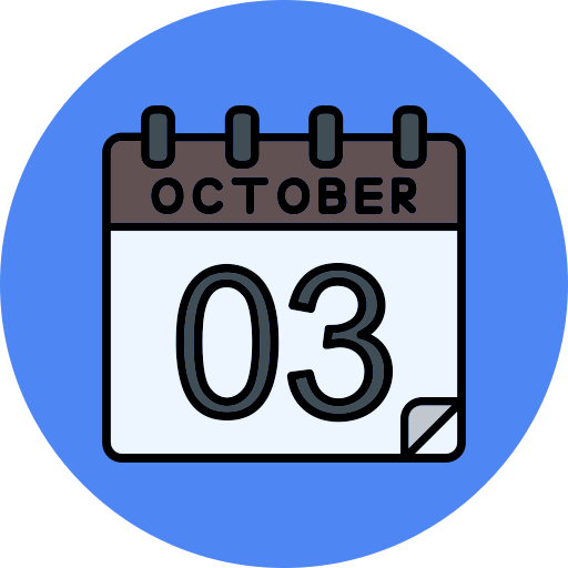 octubre icono gratis