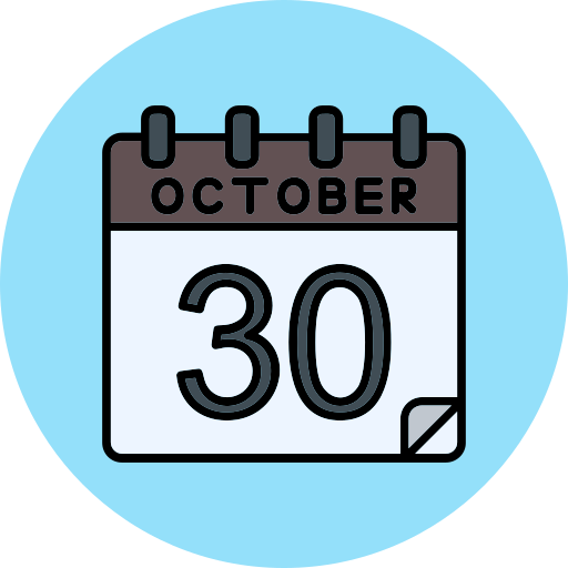 octubre icono gratis