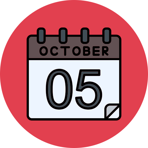 octubre icono gratis