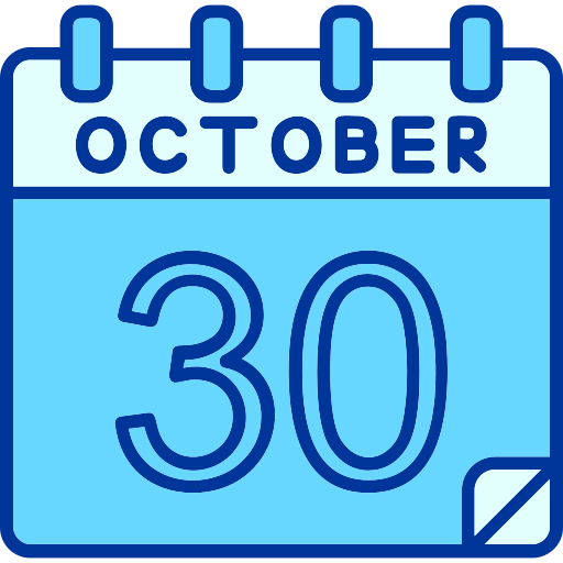 octubre icono gratis