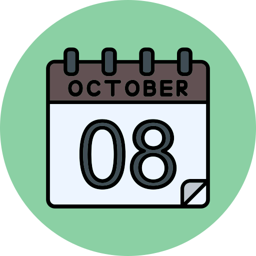 octubre icono gratis