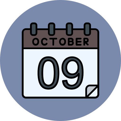 octubre icono gratis