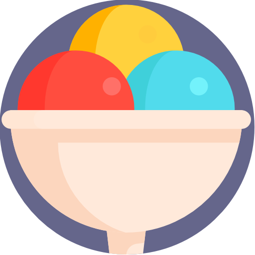 Ice cream Detailed Flat Circular Flat icon