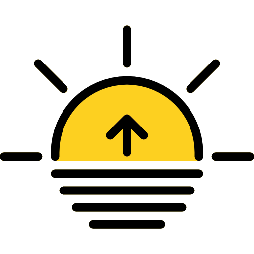 Sunrise, sun rise, weather, rising sun icon - Free download