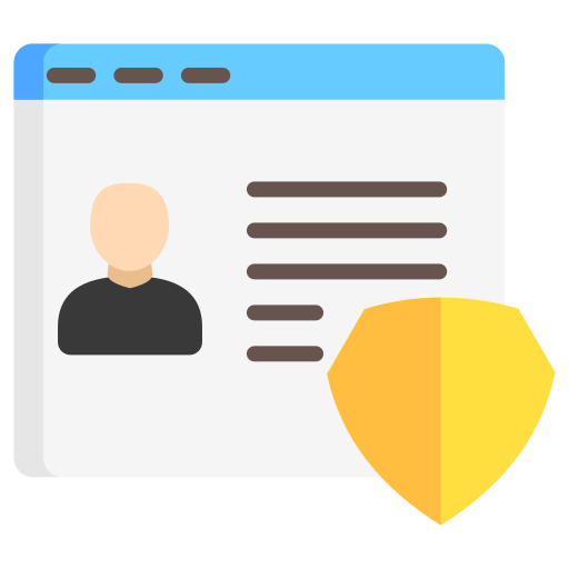 protección de datos icono gratis
