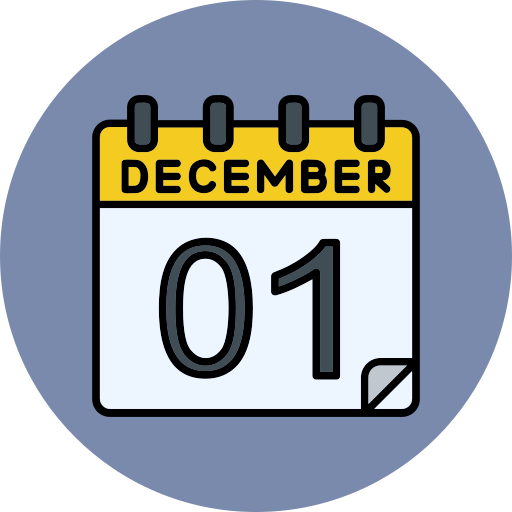 diciembre icono gratis