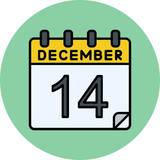diciembre icono gratis