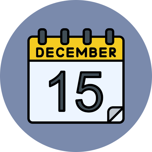 diciembre icono gratis