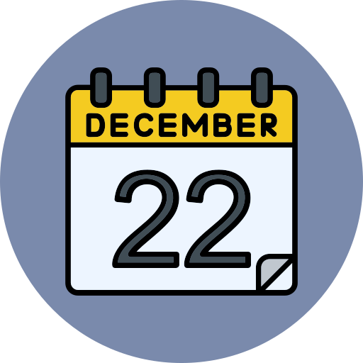 diciembre icono gratis