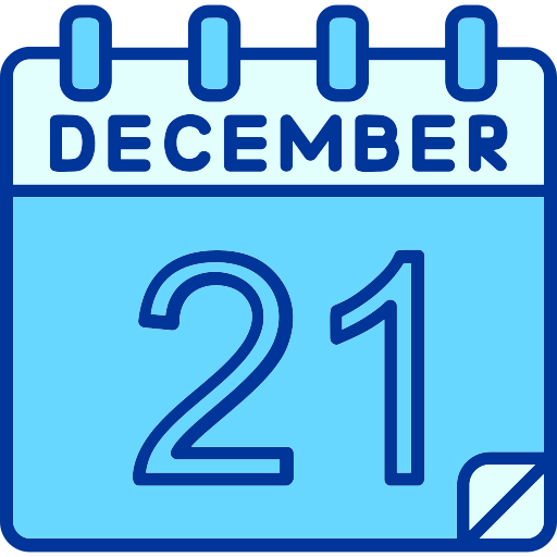 diciembre icono gratis