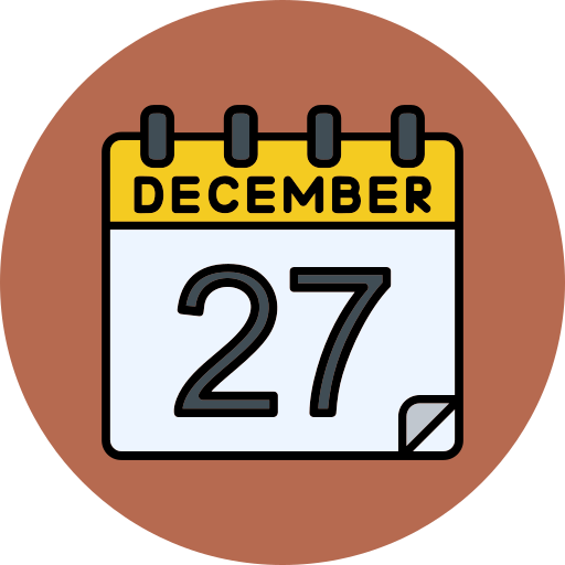 diciembre icono gratis