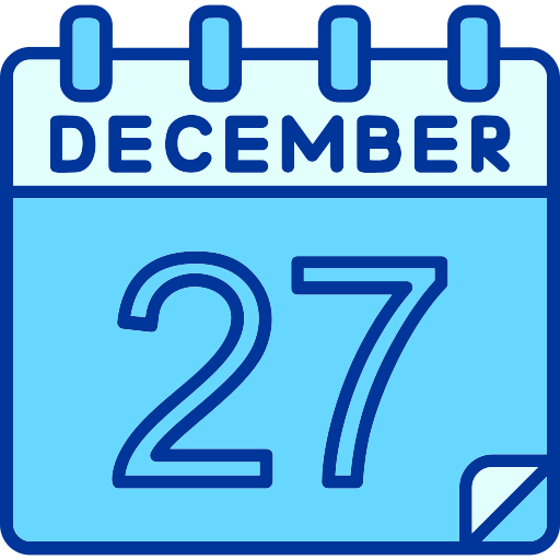 diciembre icono gratis