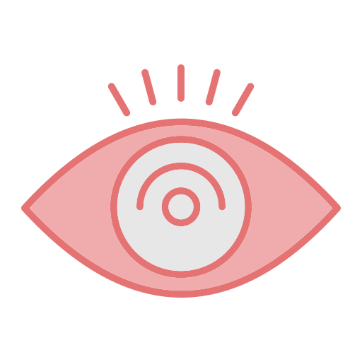 visión icono gratis