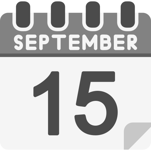 septiembre icono gratis