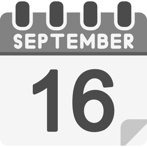 septiembre icono gratis