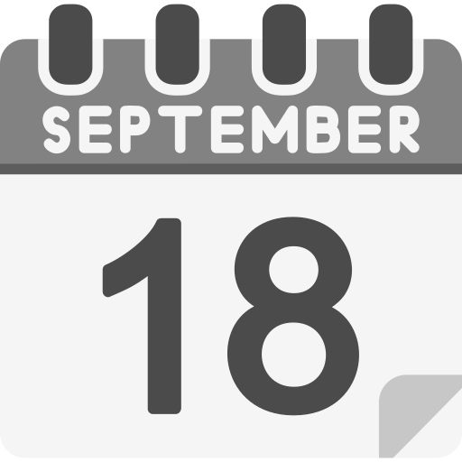 septiembre icono gratis