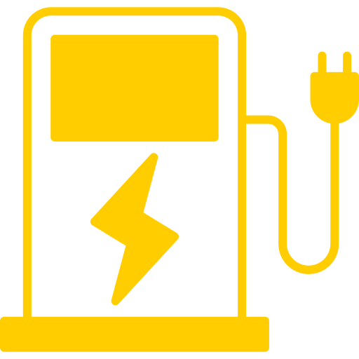 cargador de vehículo eléctrico icono gratis