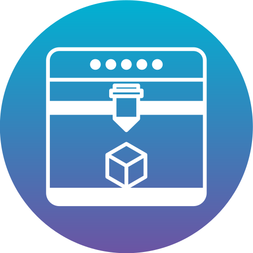 impresión 3d icono gratis