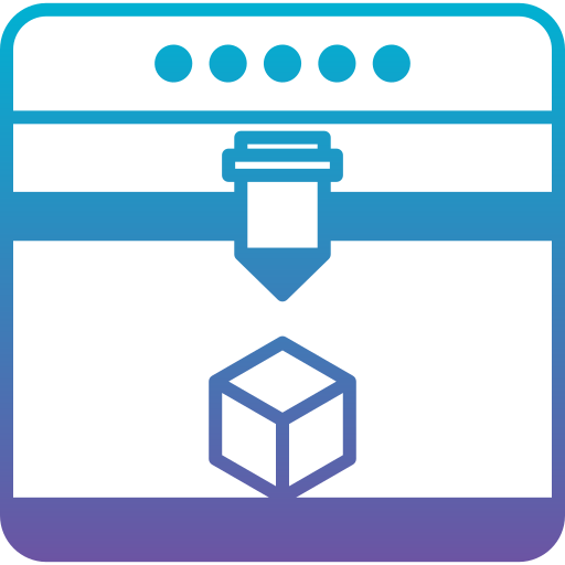 impresión 3d icono gratis