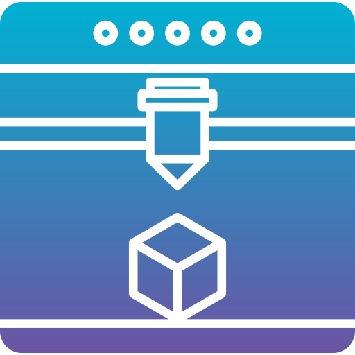 impresión 3d icono gratis