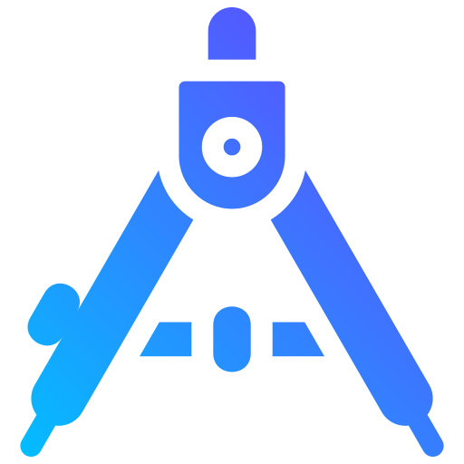 Drawing compass free icon