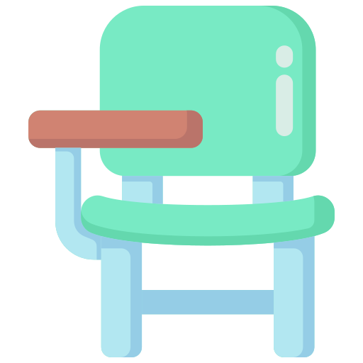 책상 의자 무료 아이콘