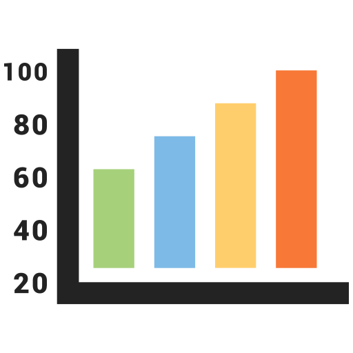 grafico icono gratis