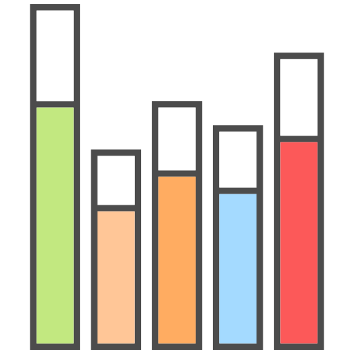 gráfico de negocios icono gratis