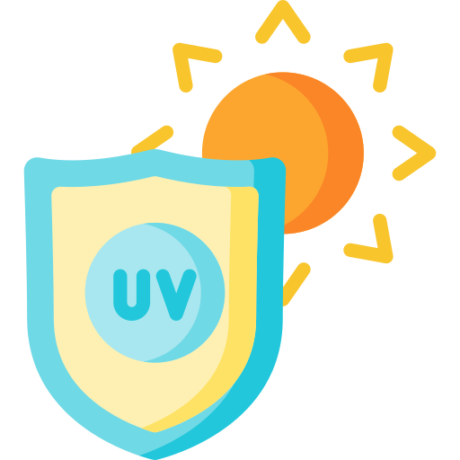 protección uv icono gratis