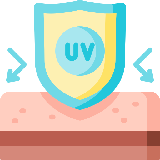 protección uv icono gratis